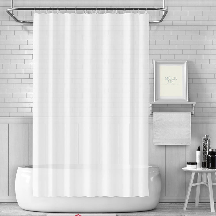 CS-006 180x180CM Shower Curtain PEVA Shower Liner Waterproof Drape