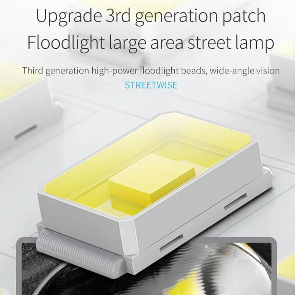 W7208-7 High Brightness Home Garden Lamp Human Motion Sensor Solar Light (7 Rows)