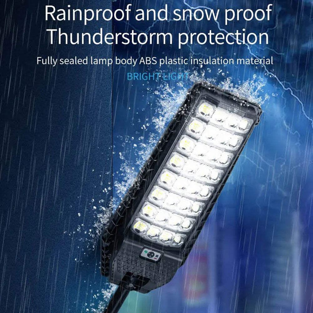 W7208-4 Bright Garden Lamp Human Motion Sensor Solar Waterproof Home Yard Light (4 Rows)