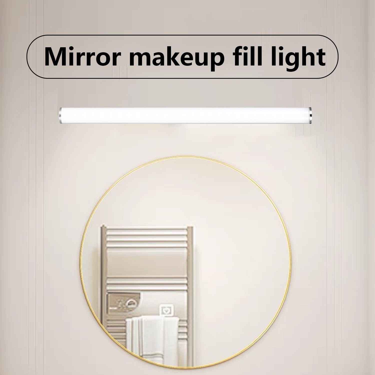 MFL-01 Suction Cup Mounted Mirror Front Makeup Fill Light Rechargeable Aluminum Alloy Light Bar