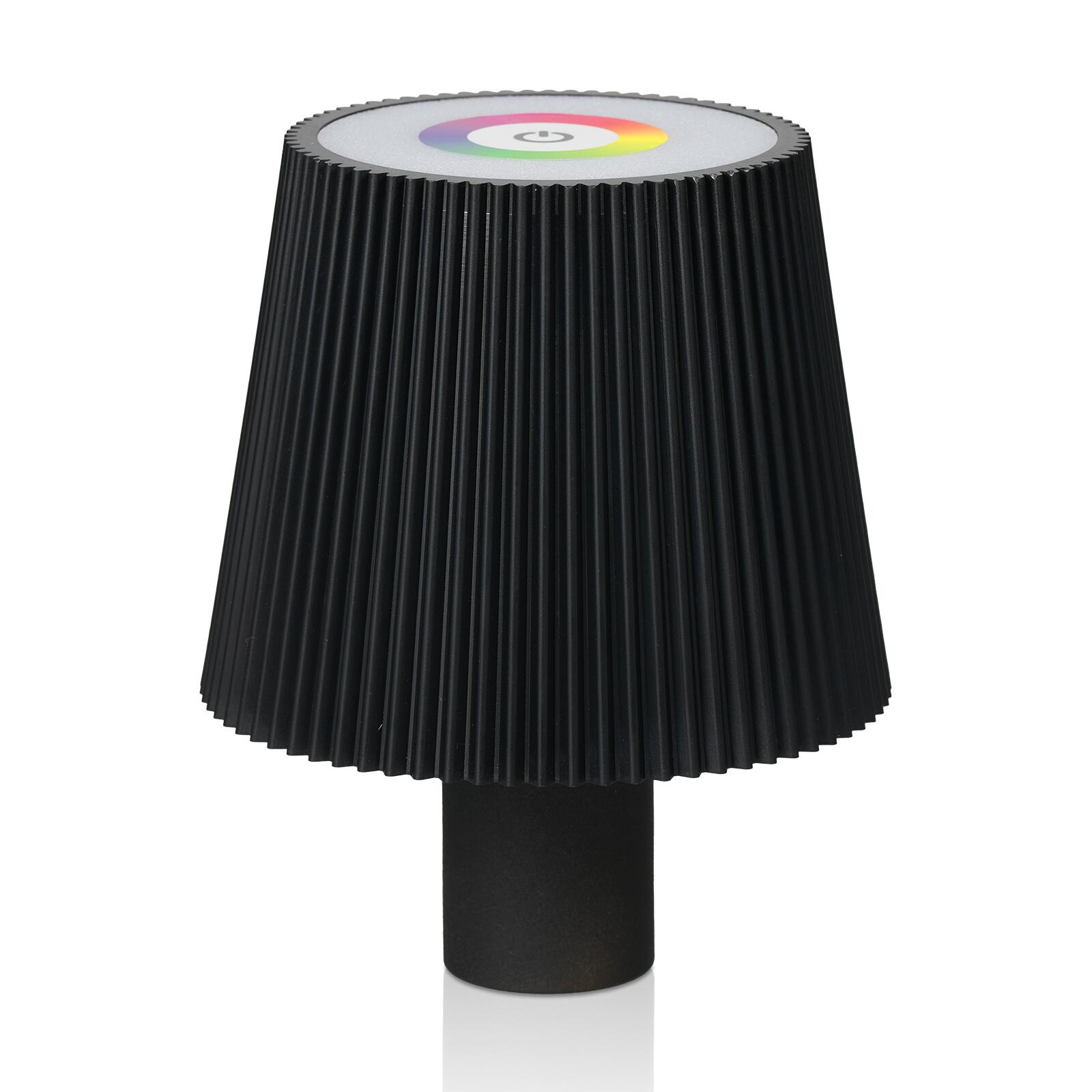 ML-G02 RGB Wine Bottle Light Built-In 4000mAh Battery Pleated Home Decor Night Lamp