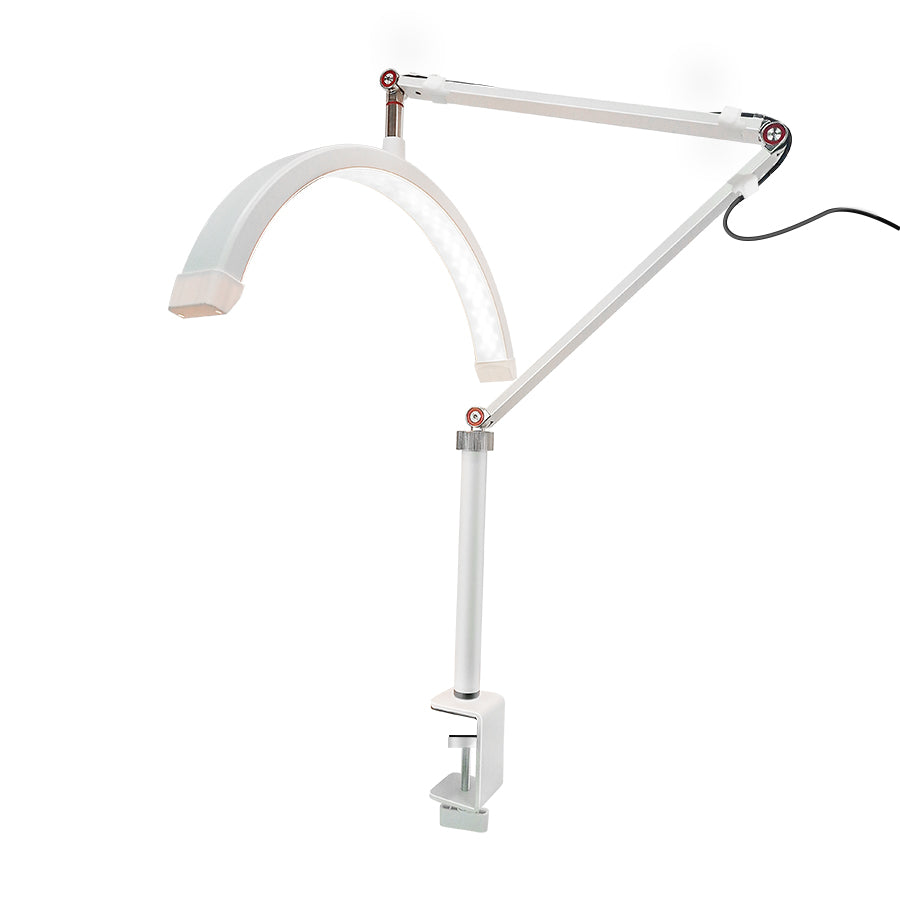 HD-M3X 16-inch Clip-on Half Moon Desk Lamp for Eyelash Extensions / Tattoo / Nail Art