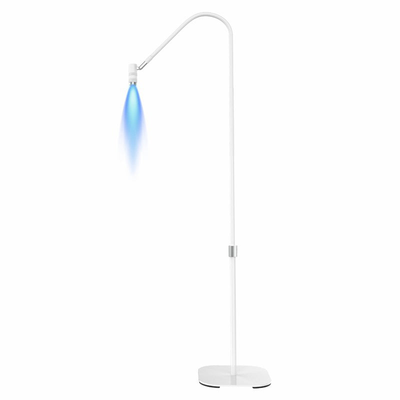 HD-AL10 Focus Adjustment Touch Dimming UV Nail Eyelash Floor Lamp with Foot Switch