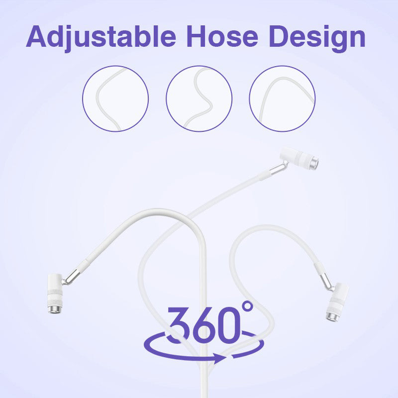 HD-AL10 Focus Adjustment Touch Dimming UV Nail Eyelash Floor Lamp with Foot Switch