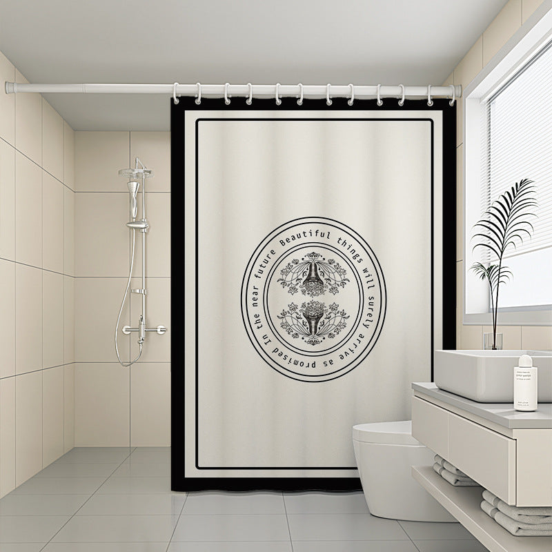 180x200cm Thicken Shower Curtain Printing Pattern Waterproof Bathroom Shower Curtain
