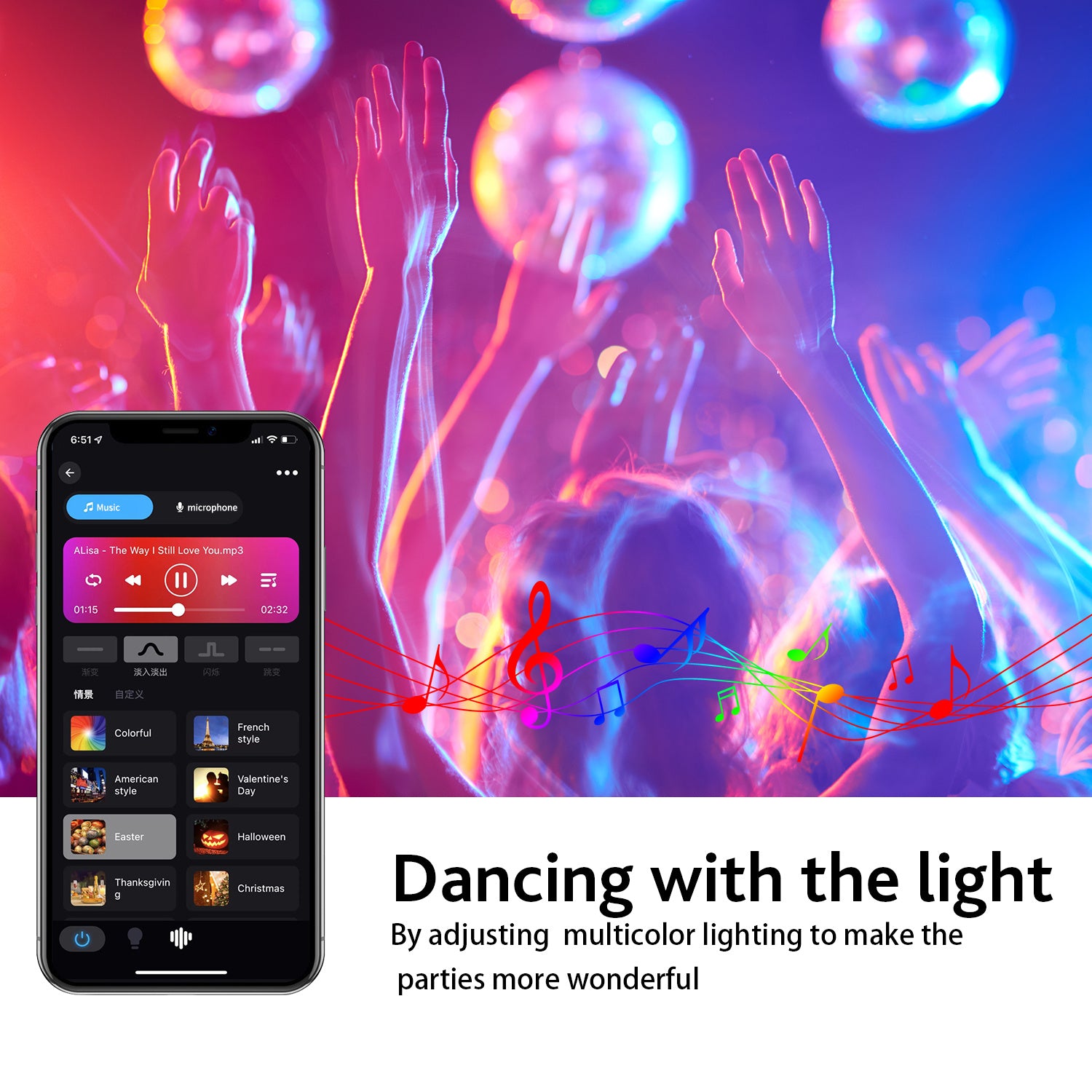 ZJ-BWBL1H-RGBWW-4P 4PCS 10W Bluetooth Smart Light Bulbs WiFi 2.4G Voice RGBCW 220V LED Bulbs