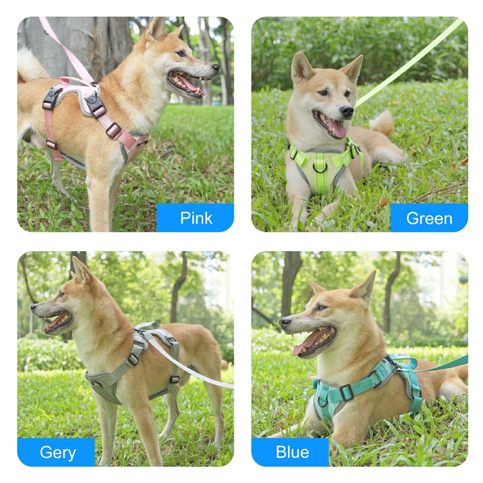 FUNADD FA3001 Dog Vest Leash Pet Traction Rope Dog Training Walking Lead Leash