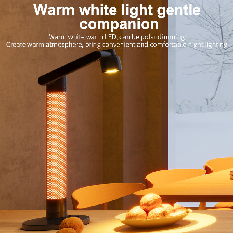 HFW-0022 2-in-1 RGB Rotatable Table Lamp App Control Student Eye-Caring Desk Lamp