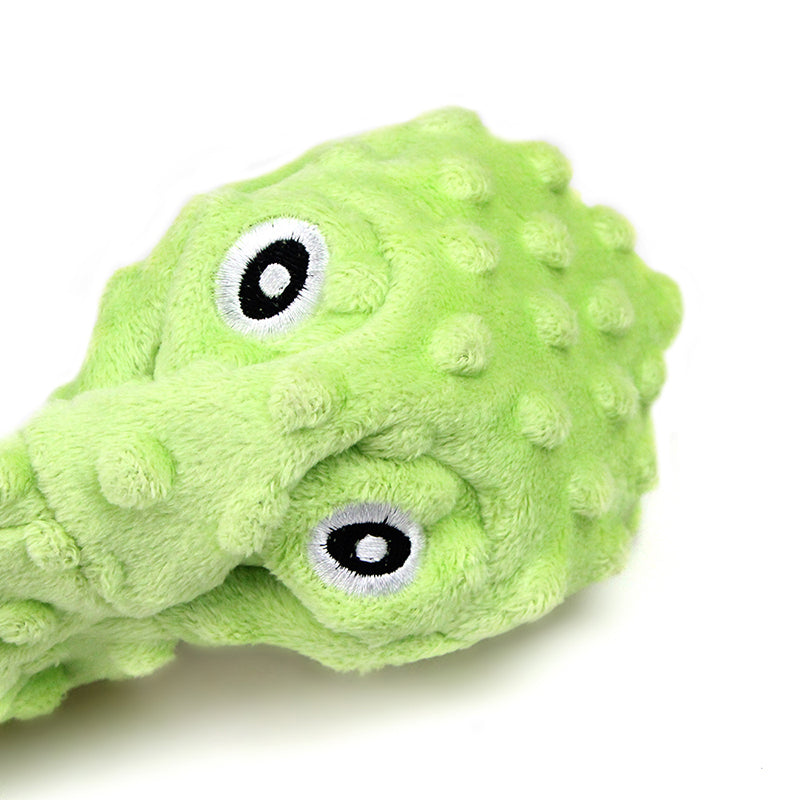 TG-CTOY060 Cute Cartoon Octopus Pet Plush Toy Squeaky Dog Bite Playing Toy