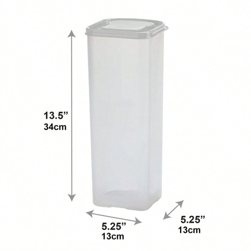 Bread Box with Lid Plastic Clear Toast Keeper Fridge Bread Storage Bin (BPA Free No FDA)