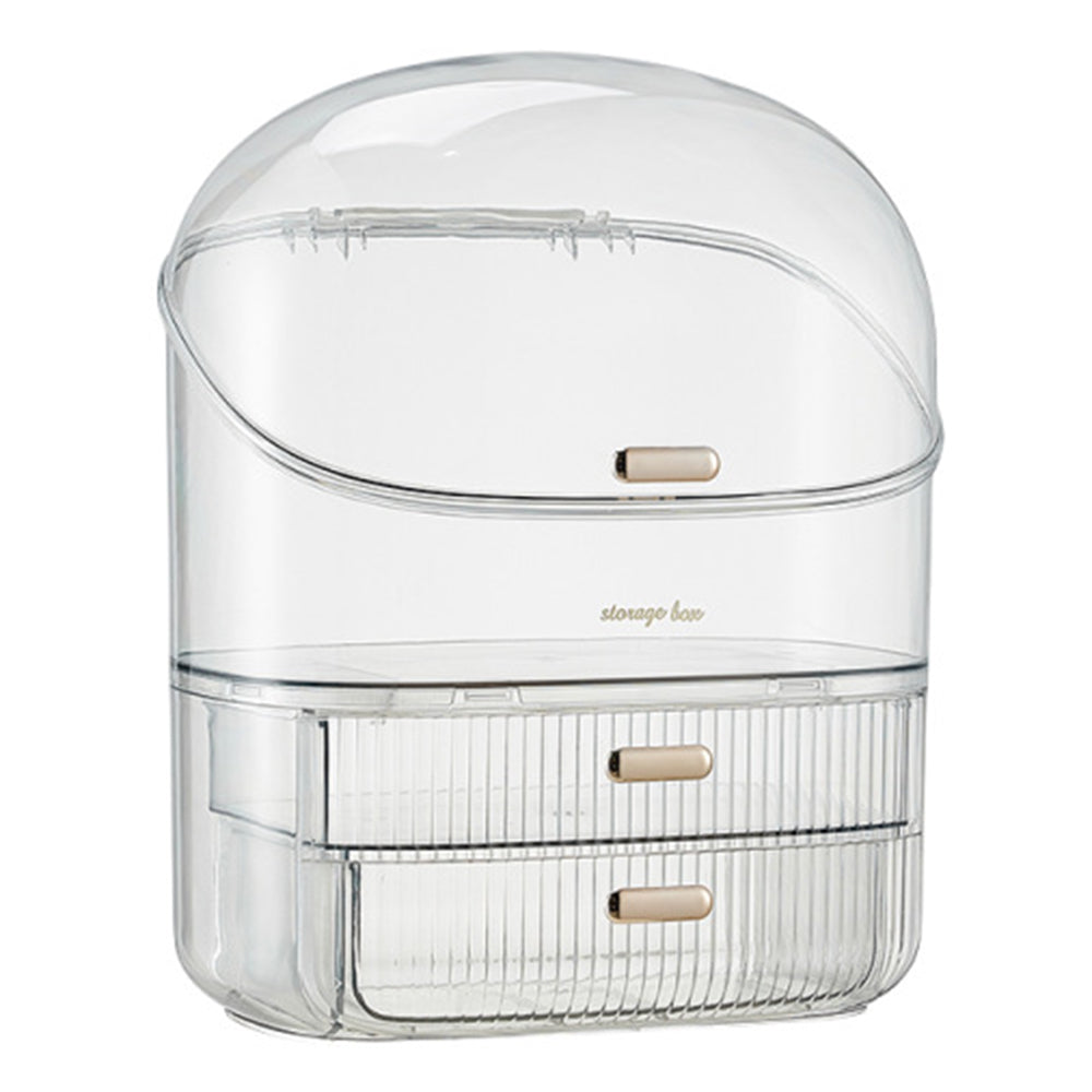 3026 Cosmetics PET Storage Box Dressing Table Dustproof Makeup Products Organizer