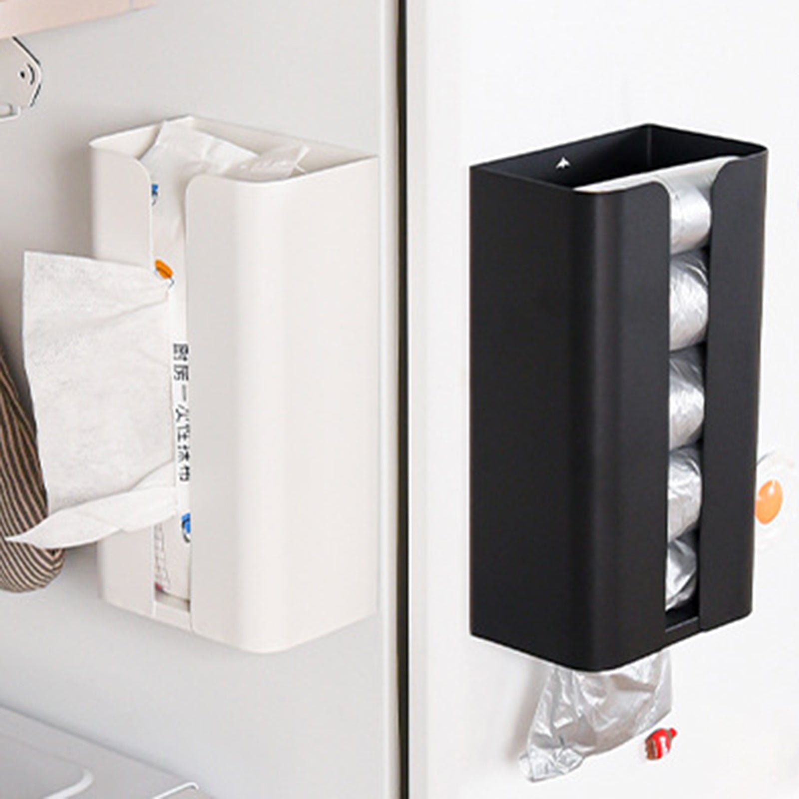 Kitchen Tissue Paper Dispenser Magnetic Carbon Steel Storage Box