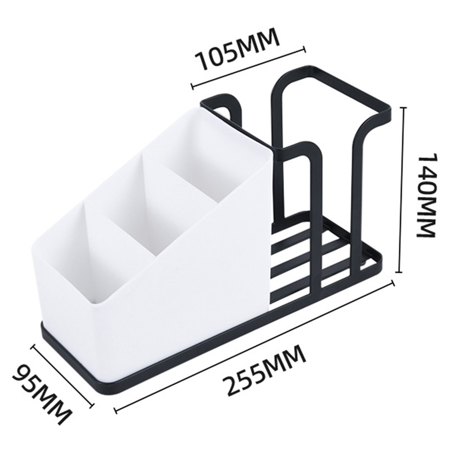 Disposable Cup Holder Carbon Steel Rack Desktop Shelf for Coffee Paper Cup