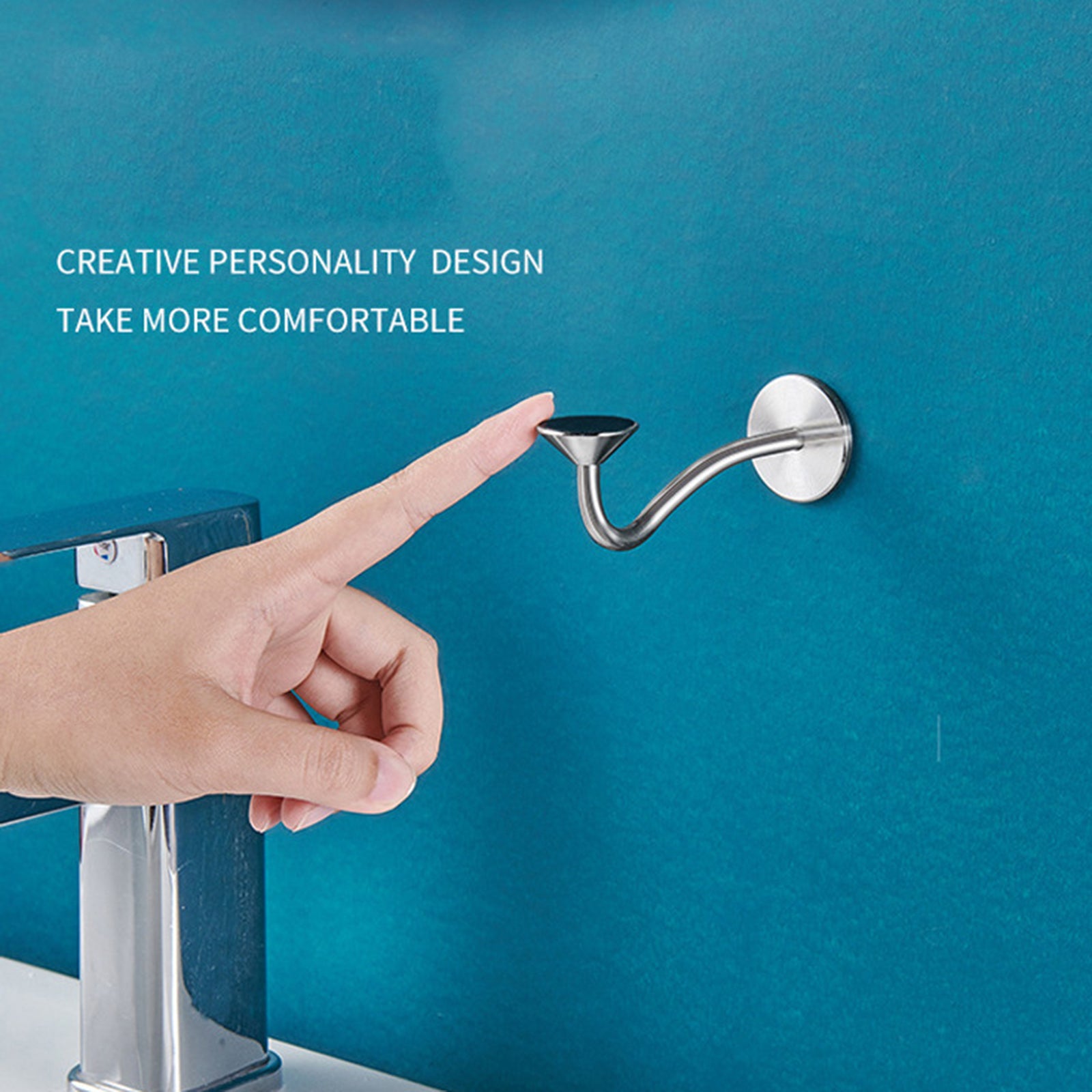 Punch-free Bathroom Wall-Mounted Soap Rack Stainless Steel Magnetic Soap Holder