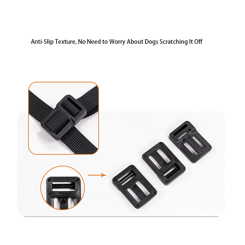 Adjustable Anti-bite Soft Silicone Dog Muzzle Pet Dog Anti-barking Mouth Cover, Size M - Black