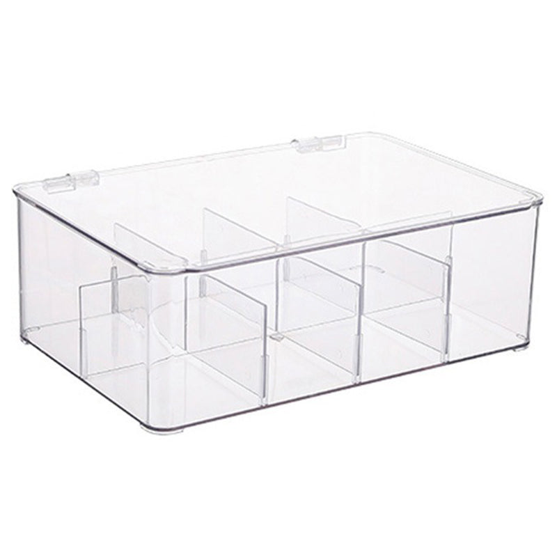 TY-0925 Flip Top Coffee Tea Bag Storage Box Transparent PET Organizer Container