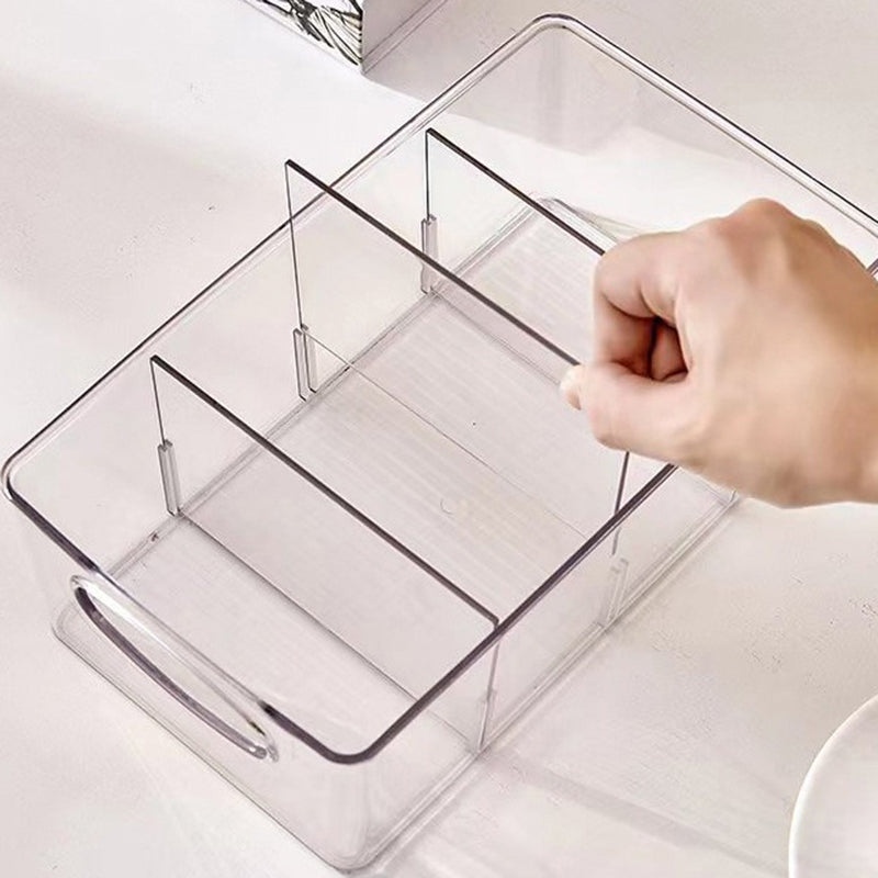 TY-0925 Flip Top Coffee Tea Bag Storage Box Transparent PET Organizer Container