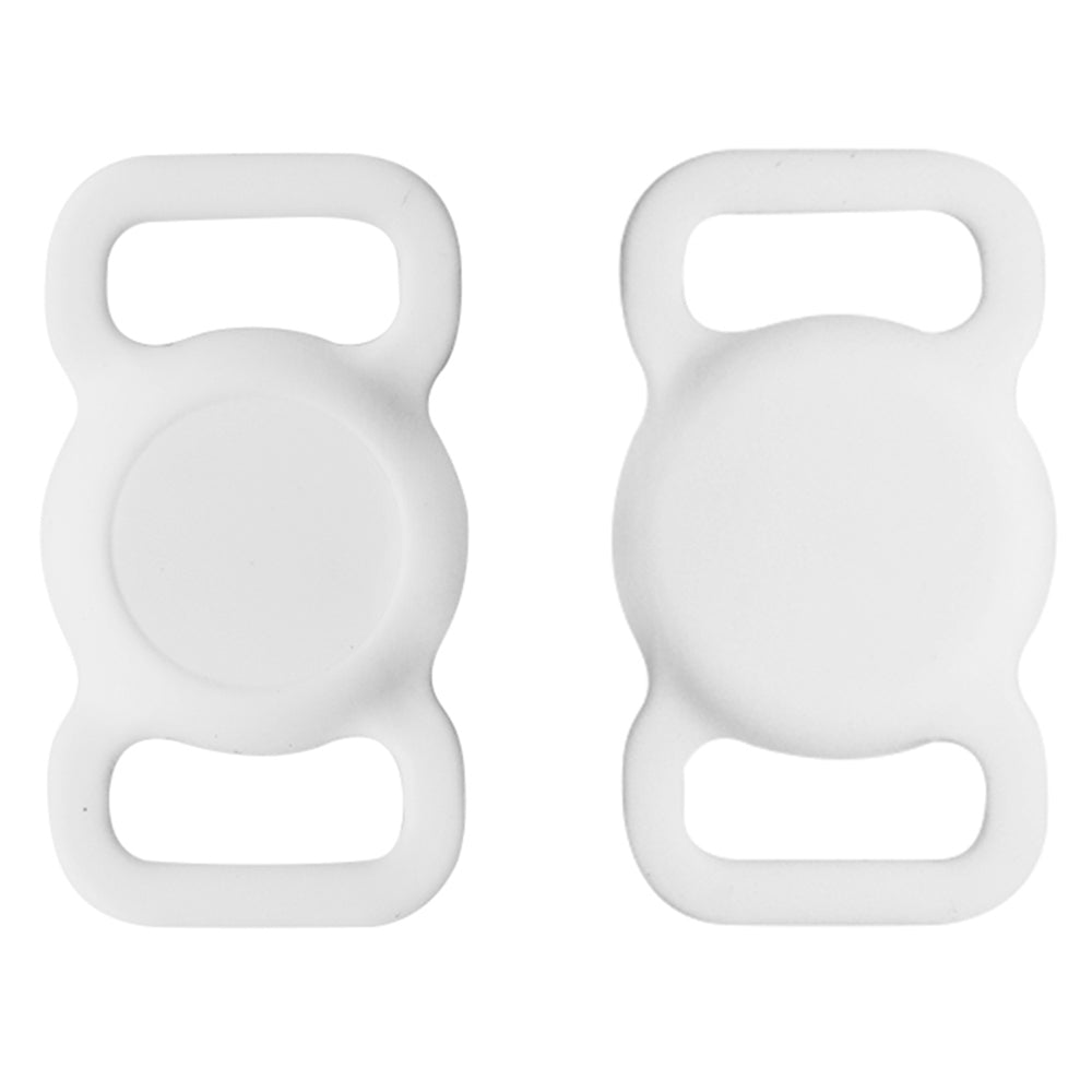 Protective Sleeve for AirTag Pet Collar Anti-lost Bluetooth Tracker Silicone Case - Black