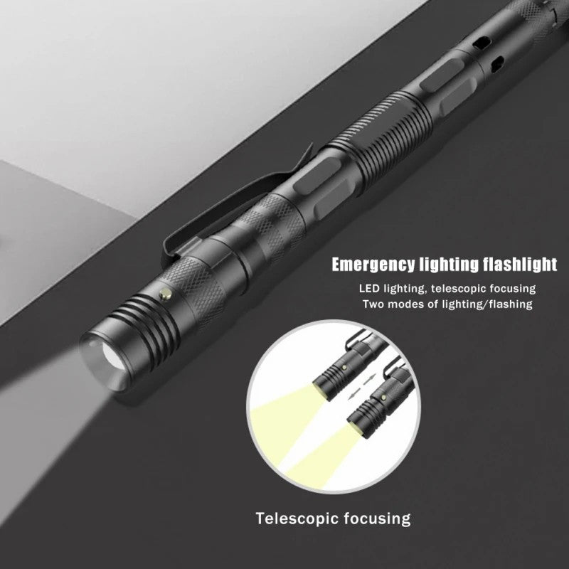 ZSB-03 Window Hammer Flashlight Self-defense Multifunctional Tactical Pen Outdoor Survival Tool