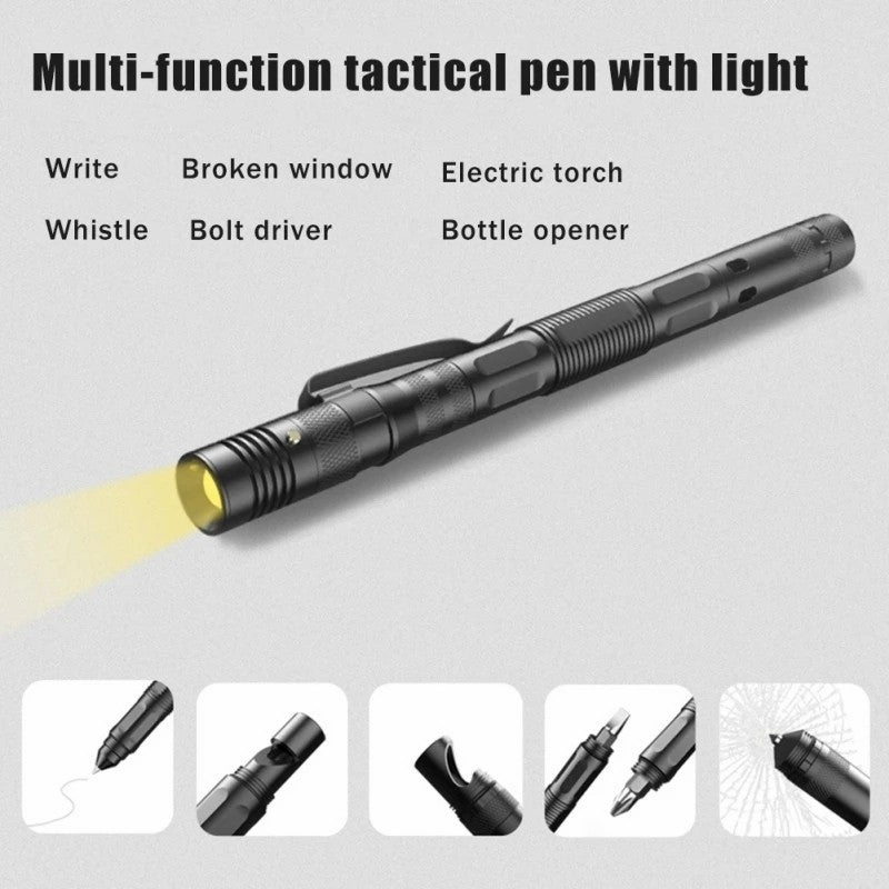 ZSB-03 Window Hammer Flashlight Self-defense Multifunctional Tactical Pen Outdoor Survival Tool