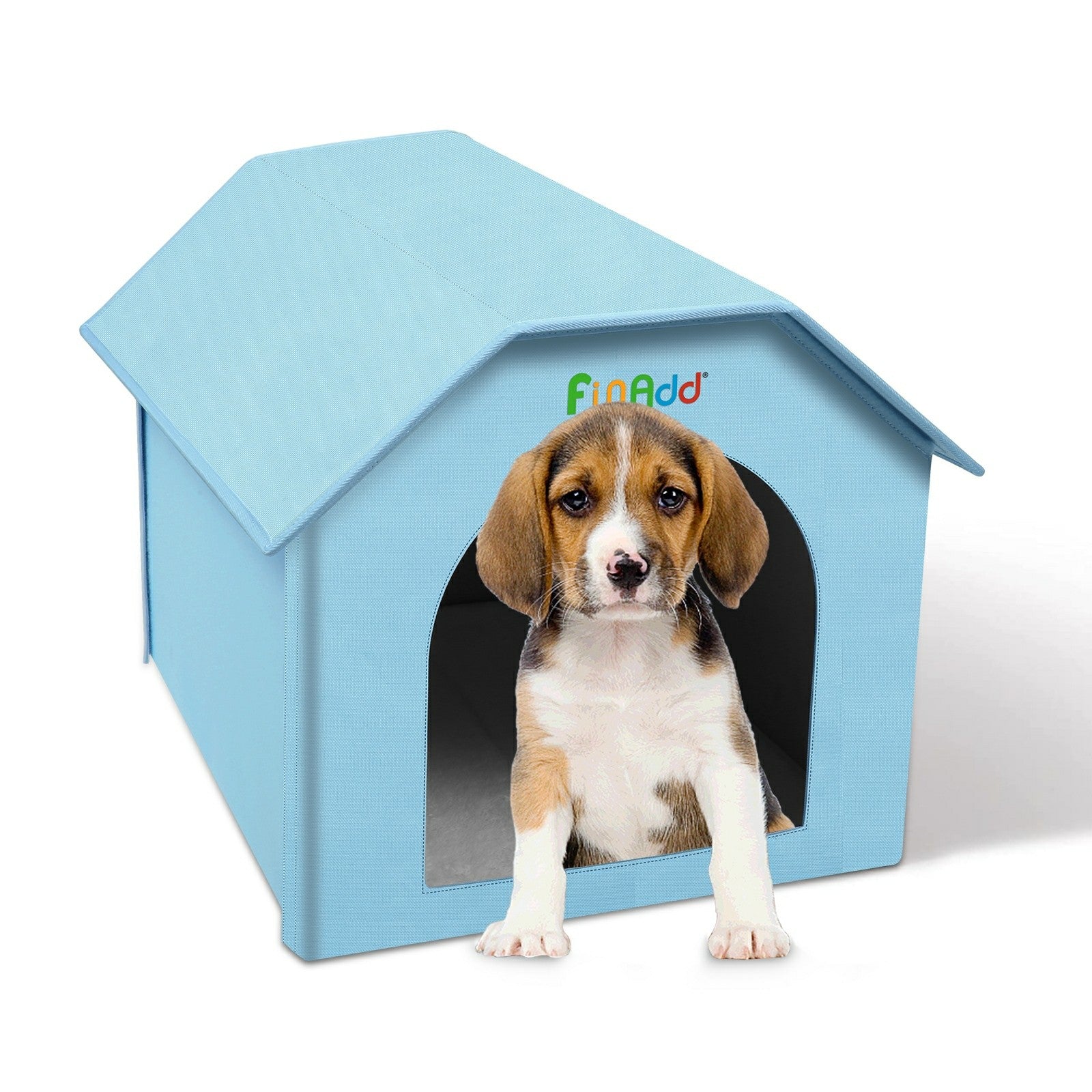 FUNADD FA2002 Collapsible Pet House with Double-sided Mat Waterproof Nylon Dog Cat Tent