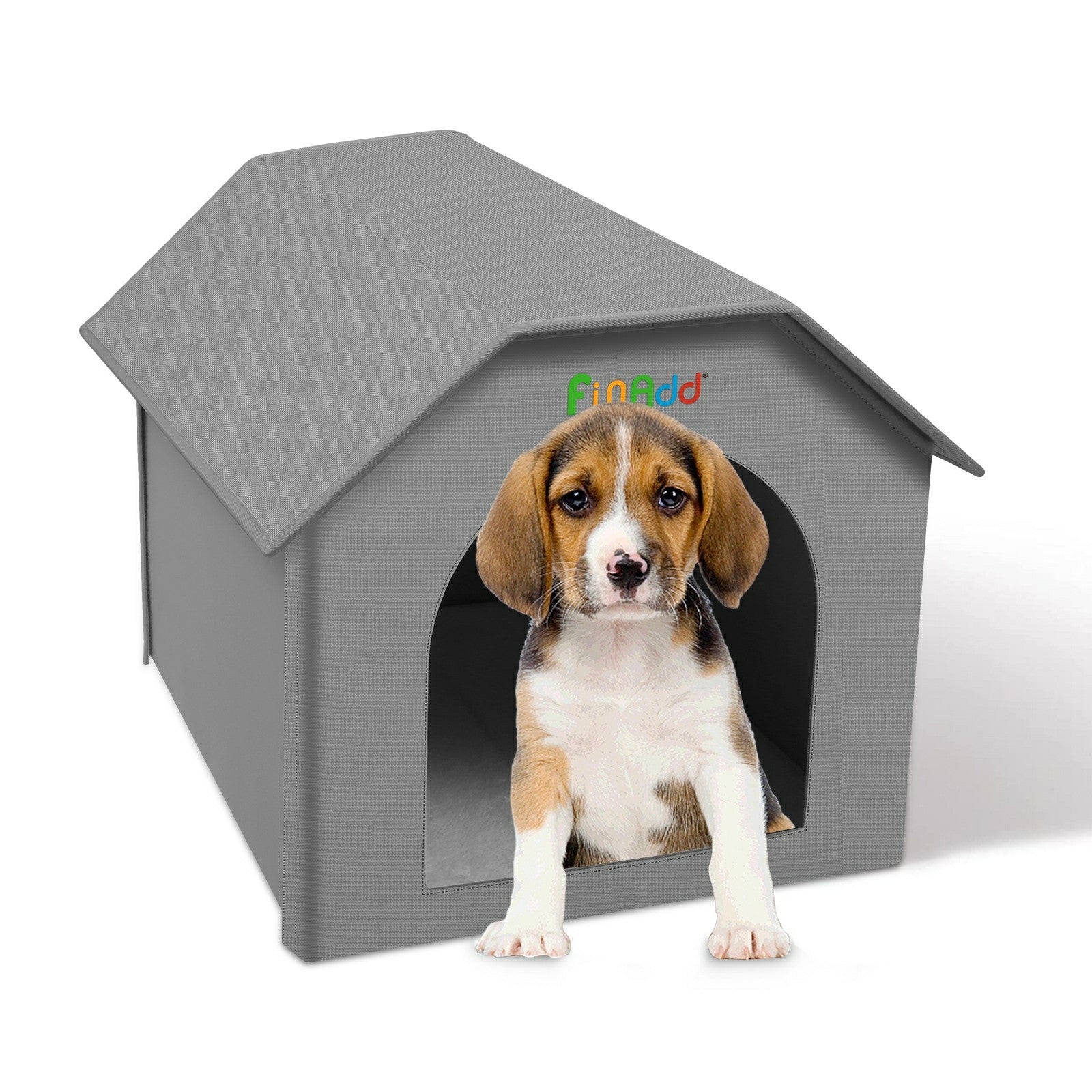 FUNADD FA2002 Collapsible Pet House with Double-sided Mat Waterproof Nylon Dog Cat Tent