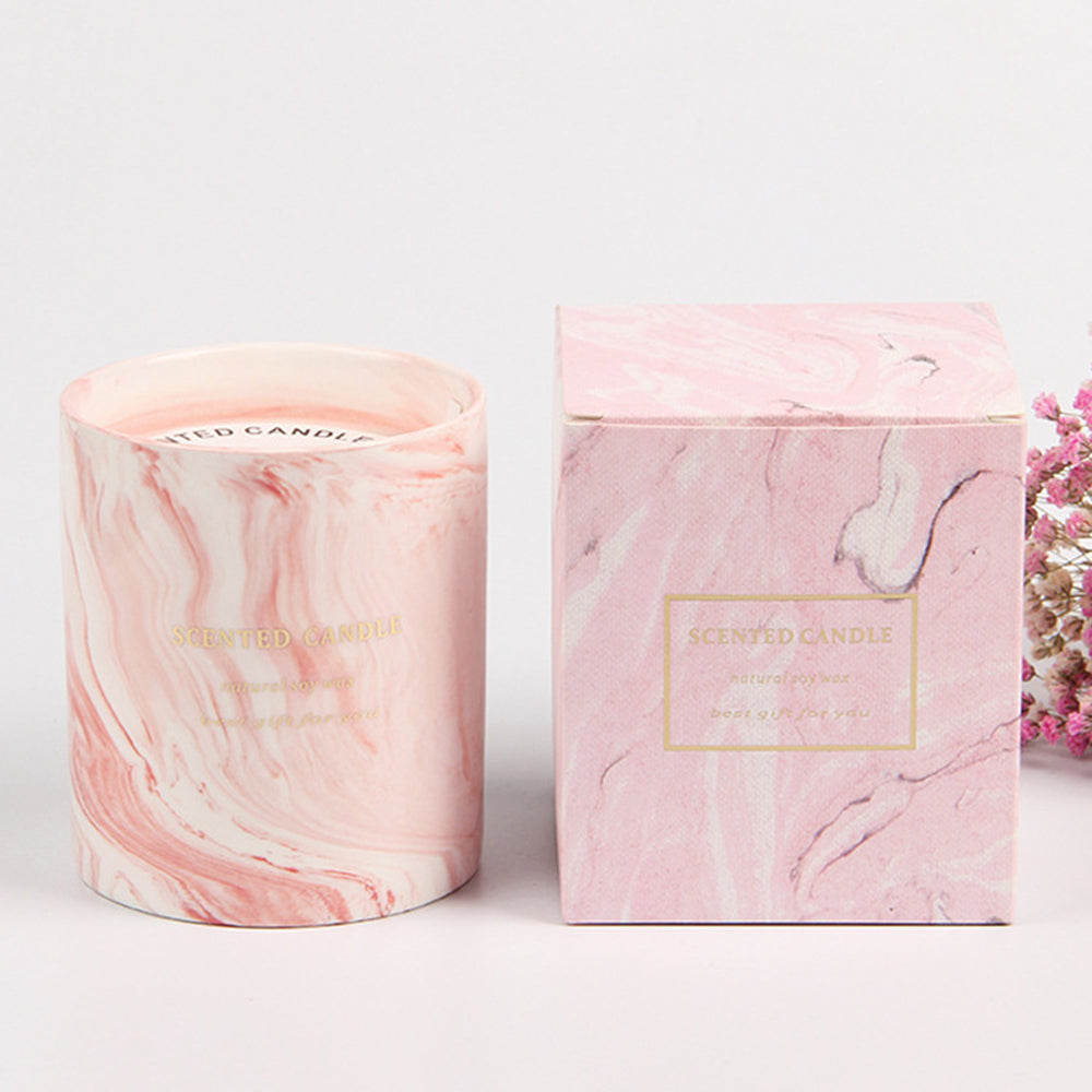 XY186 Scented Candle Ceramic Cup Soy Wax Soy Wax Candle Home Fragrance Decor Gift