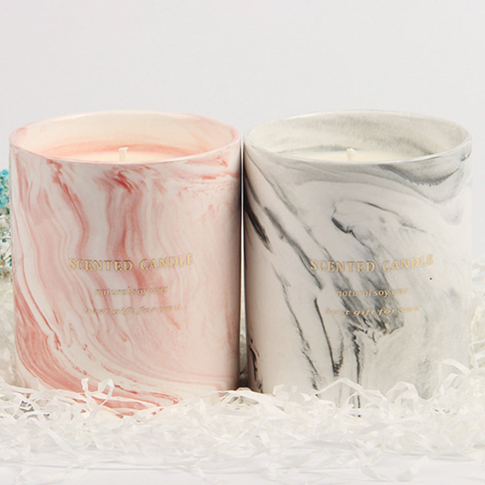 XY186 Scented Candle Ceramic Cup Soy Wax Soy Wax Candle Home Fragrance Decor Gift