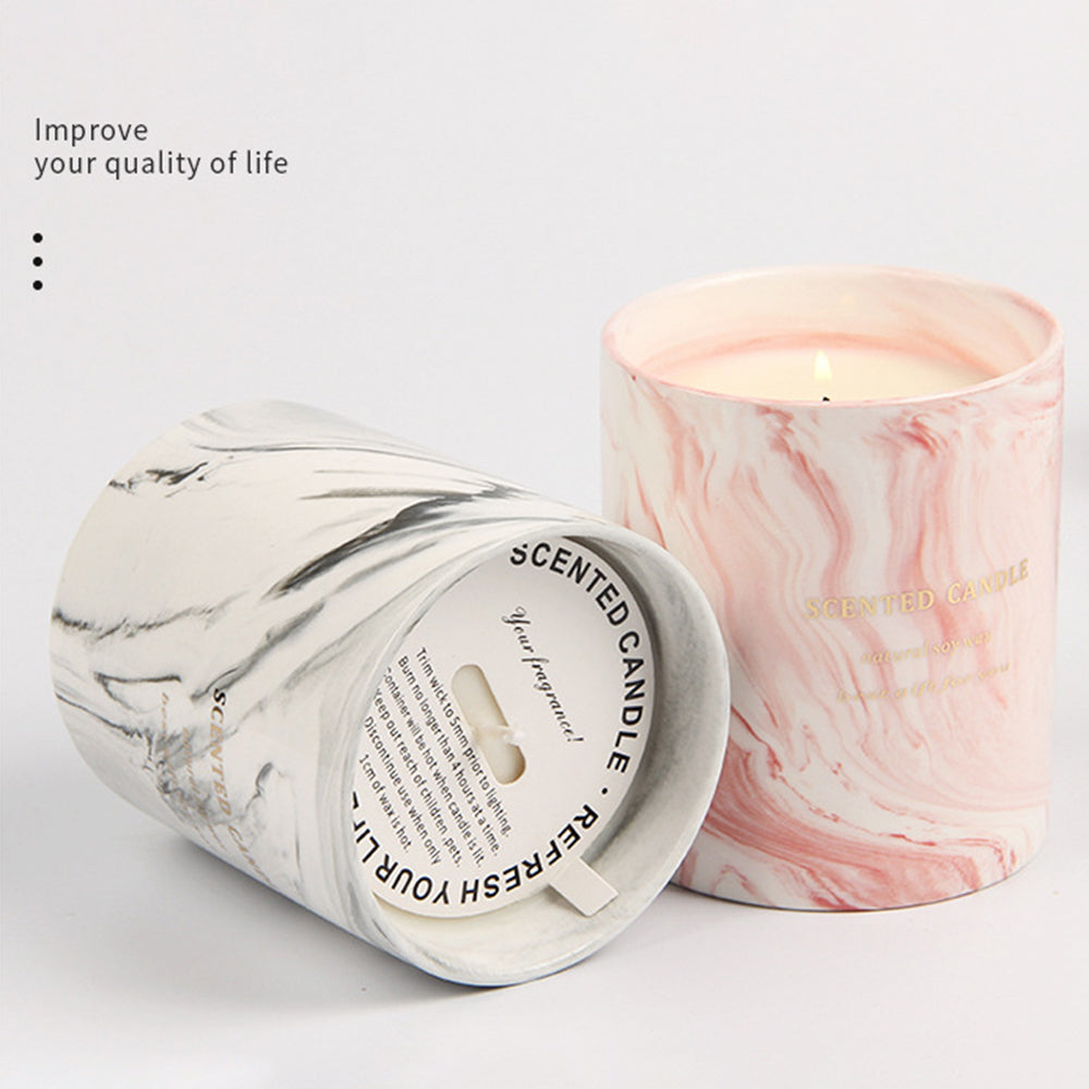 XY186 Scented Candle Ceramic Cup Soy Wax Soy Wax Candle Home Fragrance Decor Gift