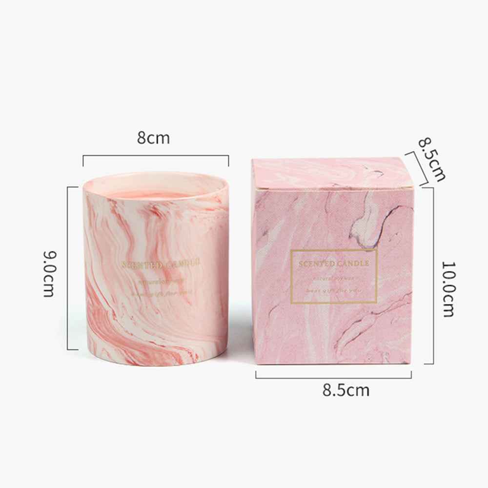 XY186 Scented Candle Ceramic Cup Soy Wax Soy Wax Candle Home Fragrance Decor Gift