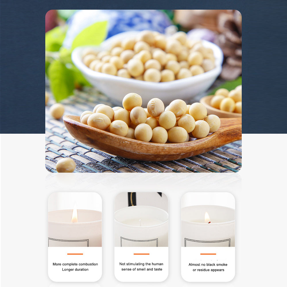 XY-8924 2Pcs Scented Candles Gift Set Smokeless Fragrance Soy Wax Candles