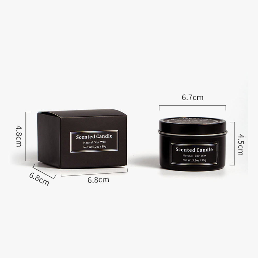 XY20210423 Scented Candle Soy Wax Apothecary Metal Jar Votive Candles Valentine Present