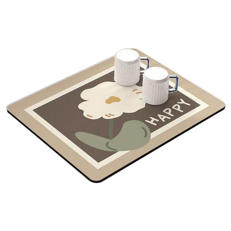 40x50cm Dish Drying Mat for Kitchen Counter Non-Slip Absorbent Dish Drying Pad