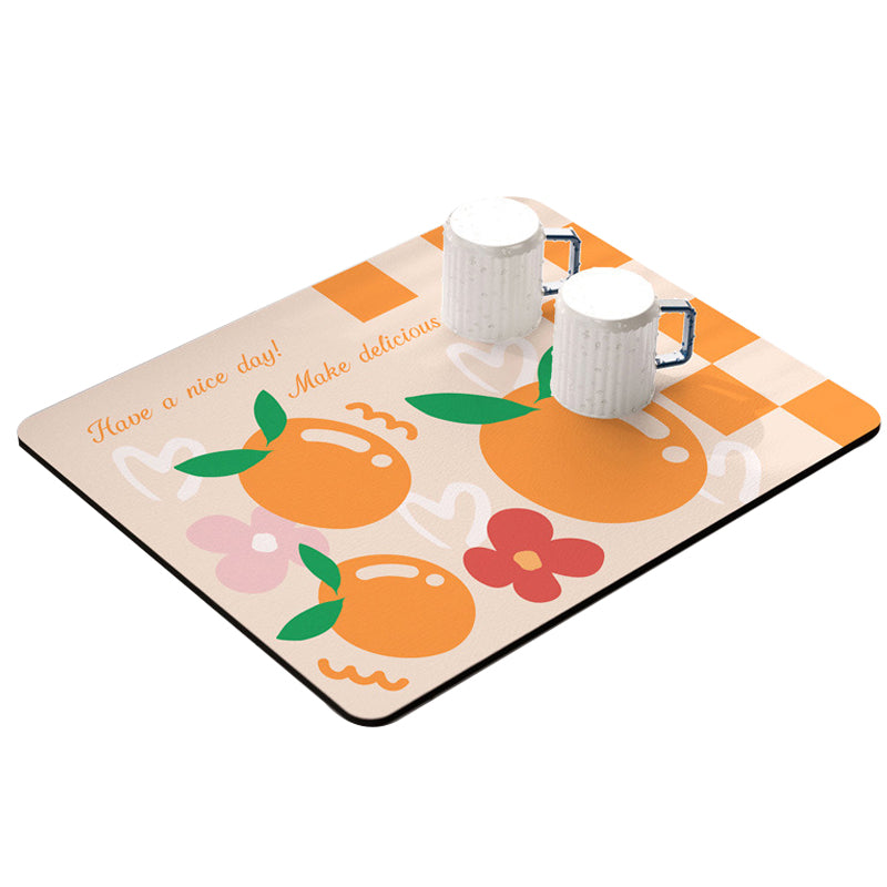 40x50cm Dish Drying Mat for Kitchen Counter Non-Slip Absorbent Dish Drying Pad
