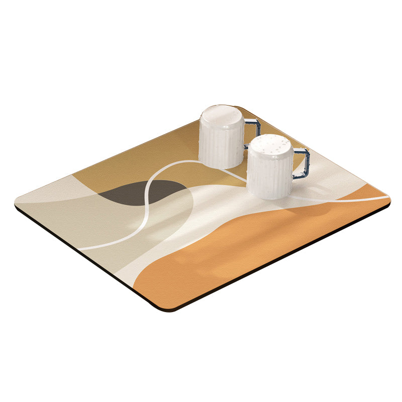 50x60cm Non-Slip Dish Drying Mat Absorbent Dish Drying Pad for Kitchen Counter