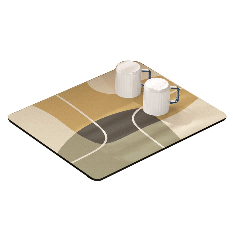 50x60cm Non-Slip Dish Drying Mat Absorbent Dish Drying Pad for Kitchen Counter
