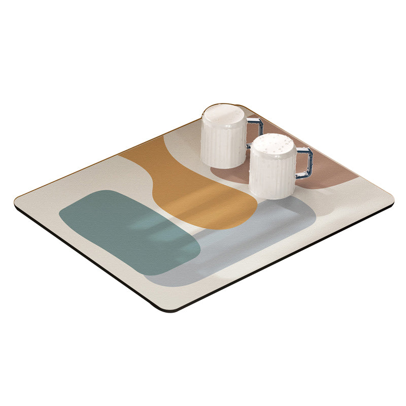 50x60cm Non-Slip Dish Drying Mat Absorbent Dish Drying Pad for Kitchen Counter