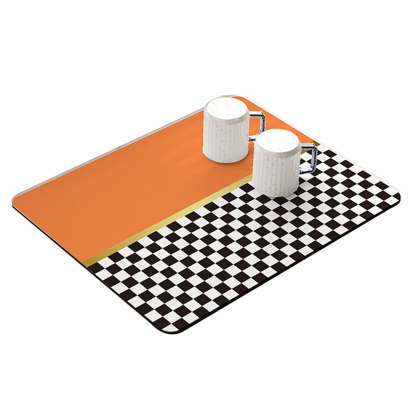 50x60cm Non-Slip Dish Drying Mat Absorbent Dish Drying Pad for Kitchen Counter