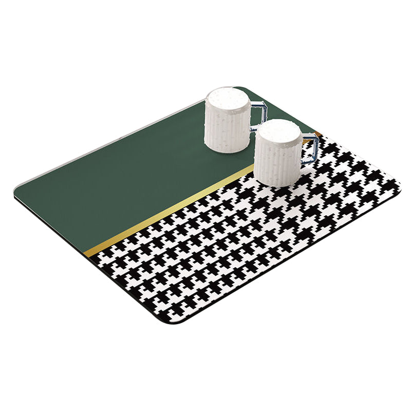 50x60cm Non-Slip Dish Drying Mat Absorbent Dish Drying Pad for Kitchen Counter