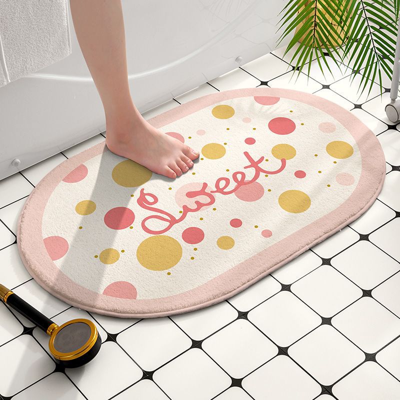 Bathroom Rug 40x60cm Water Absorbent Mat Anti-Slip Bottom