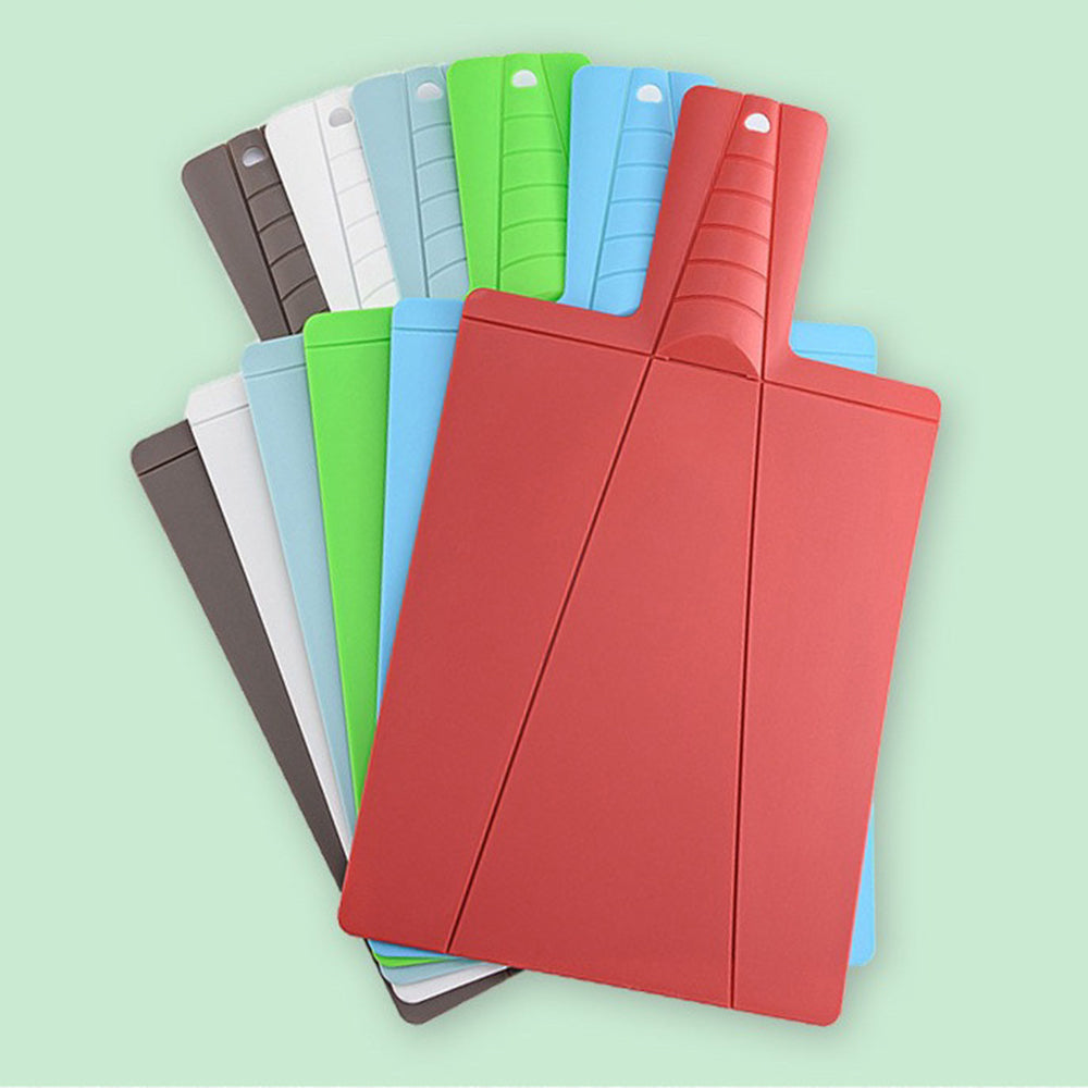2Pcs Foldable Cutting Board PP Shovel Shape Non-slip Chopping Board (BPA Free, No FDA)