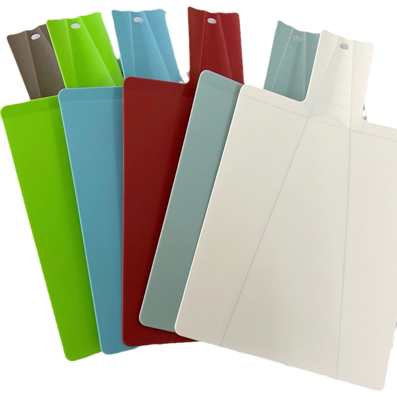 2Pcs Foldable Cutting Board PP Shovel Shape Non-slip Chopping Board (BPA Free, No FDA)