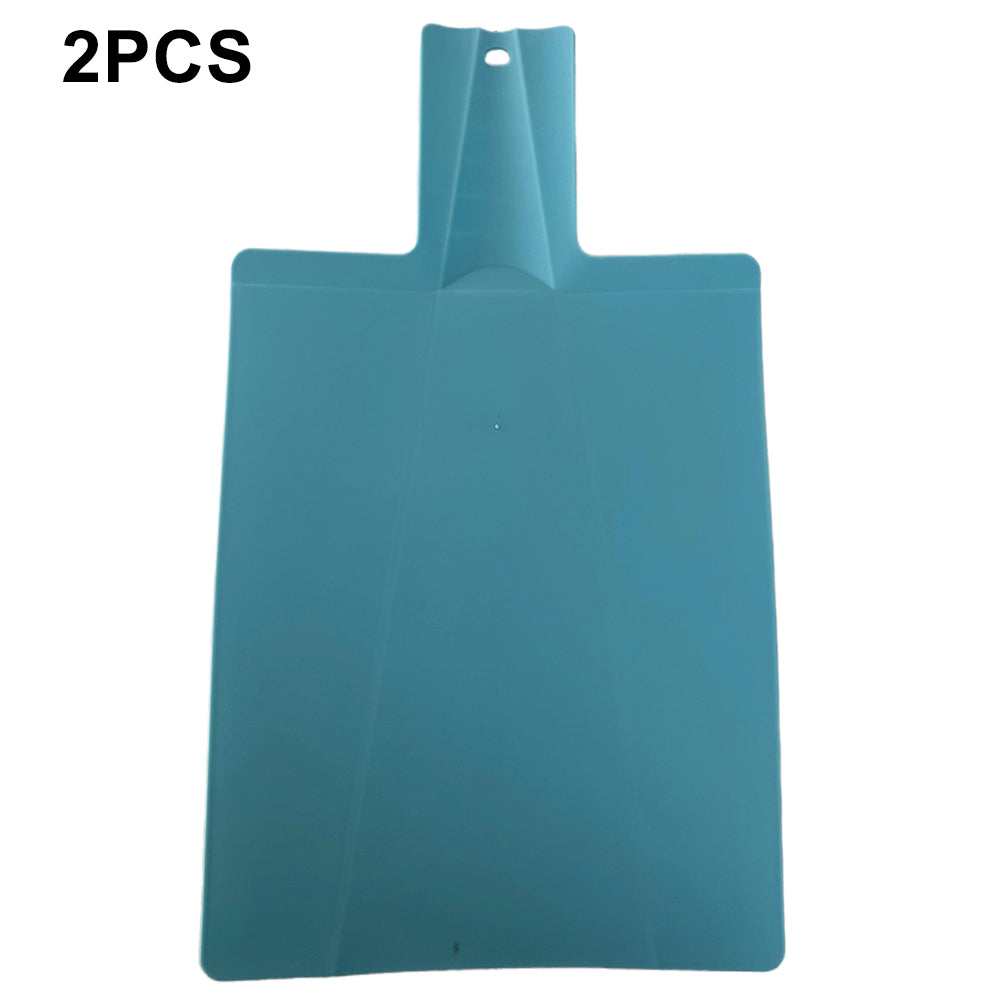2Pcs Foldable Cutting Board PP Shovel Shape Non-slip Chopping Board (BPA Free, No FDA)