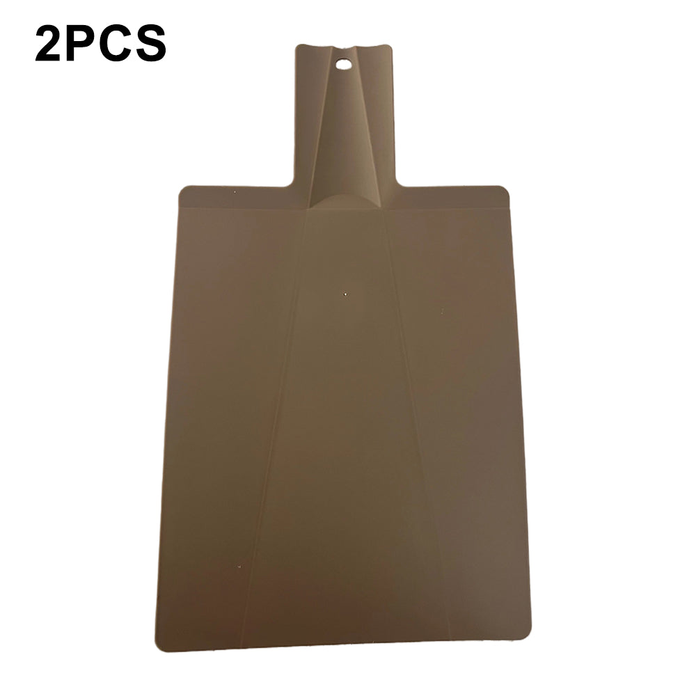 2Pcs Foldable Cutting Board PP Shovel Shape Non-slip Chopping Board (BPA Free, No FDA)