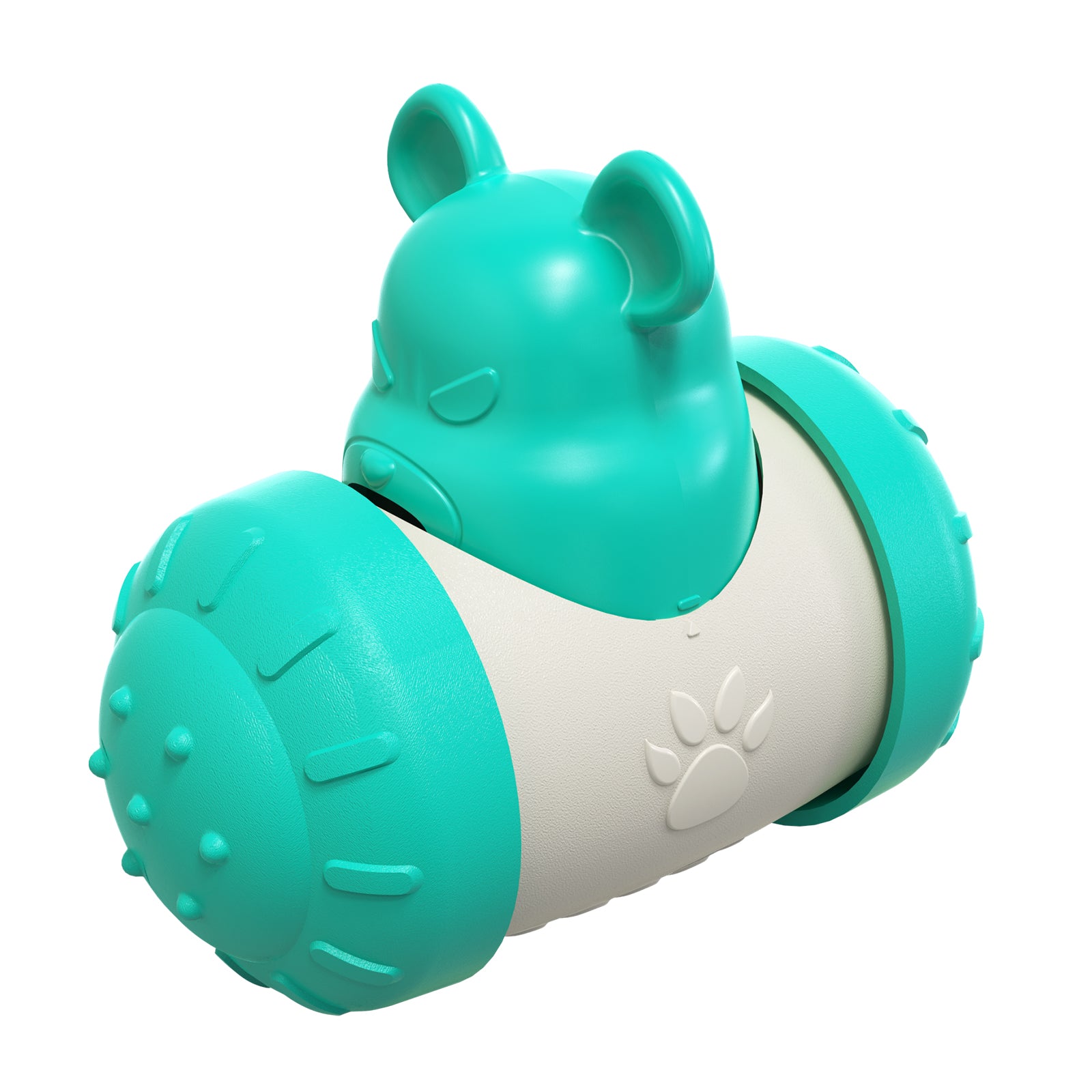 LSC-01 Pet Food Dispenser Dog Cat Interactive Tumbler Toy Food Slow Feeder for Dog Cat - Lake Blue