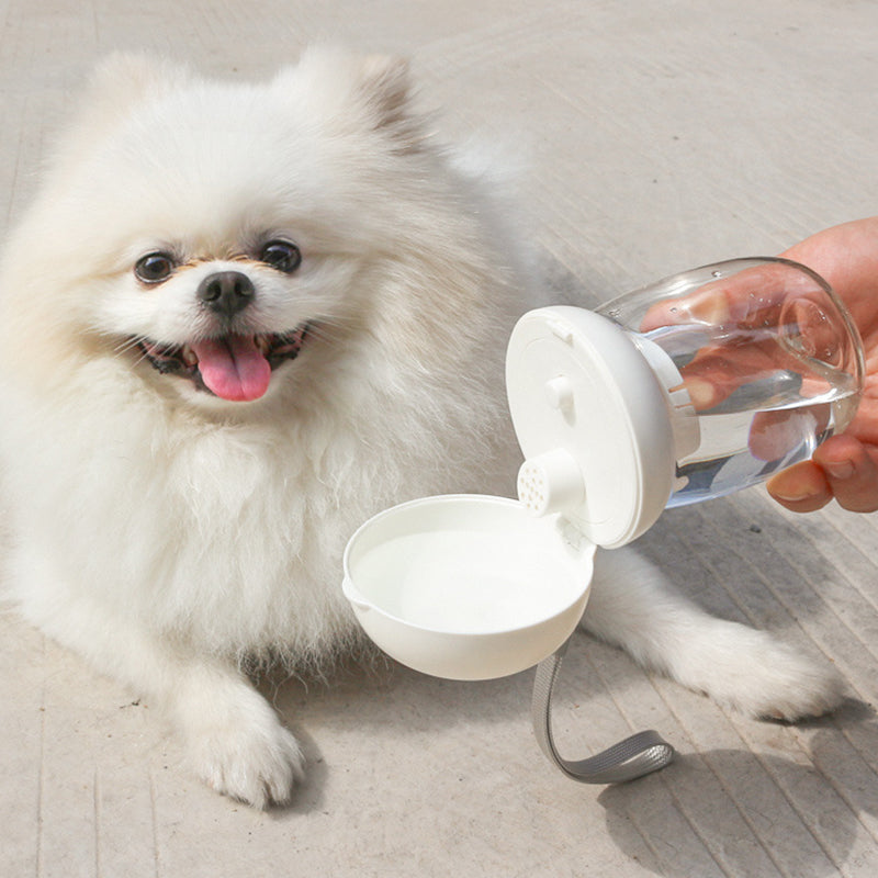 300ml Dog Cat Go Out Kettle Drinker Portable Water Cup Water Feeder (BPA Free, No FDA Certificate) - Light Green