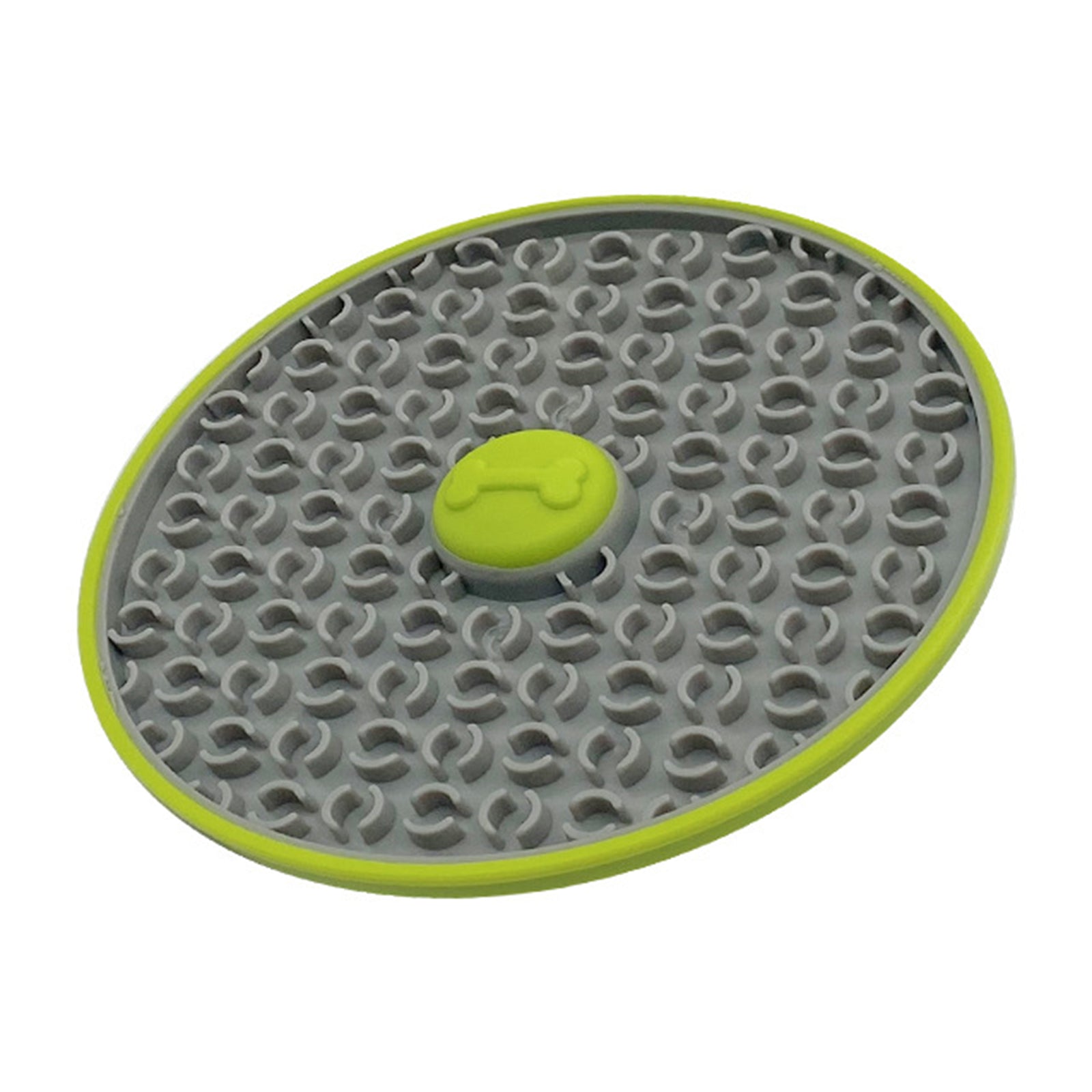 Dog Cat Food Licking Mat PP+TPR Pet Anti Choking Slow Feeder Food Pad (No FDA Certification, BPA Free) - Green