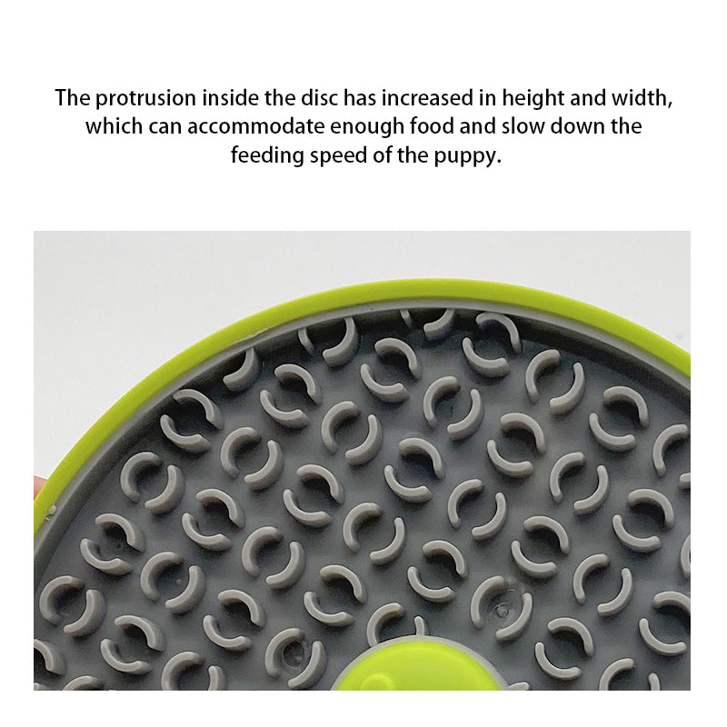Dog Cat Food Licking Mat PP+TPR Pet Anti Choking Slow Feeder Food Pad (No FDA Certification, BPA Free) - Green