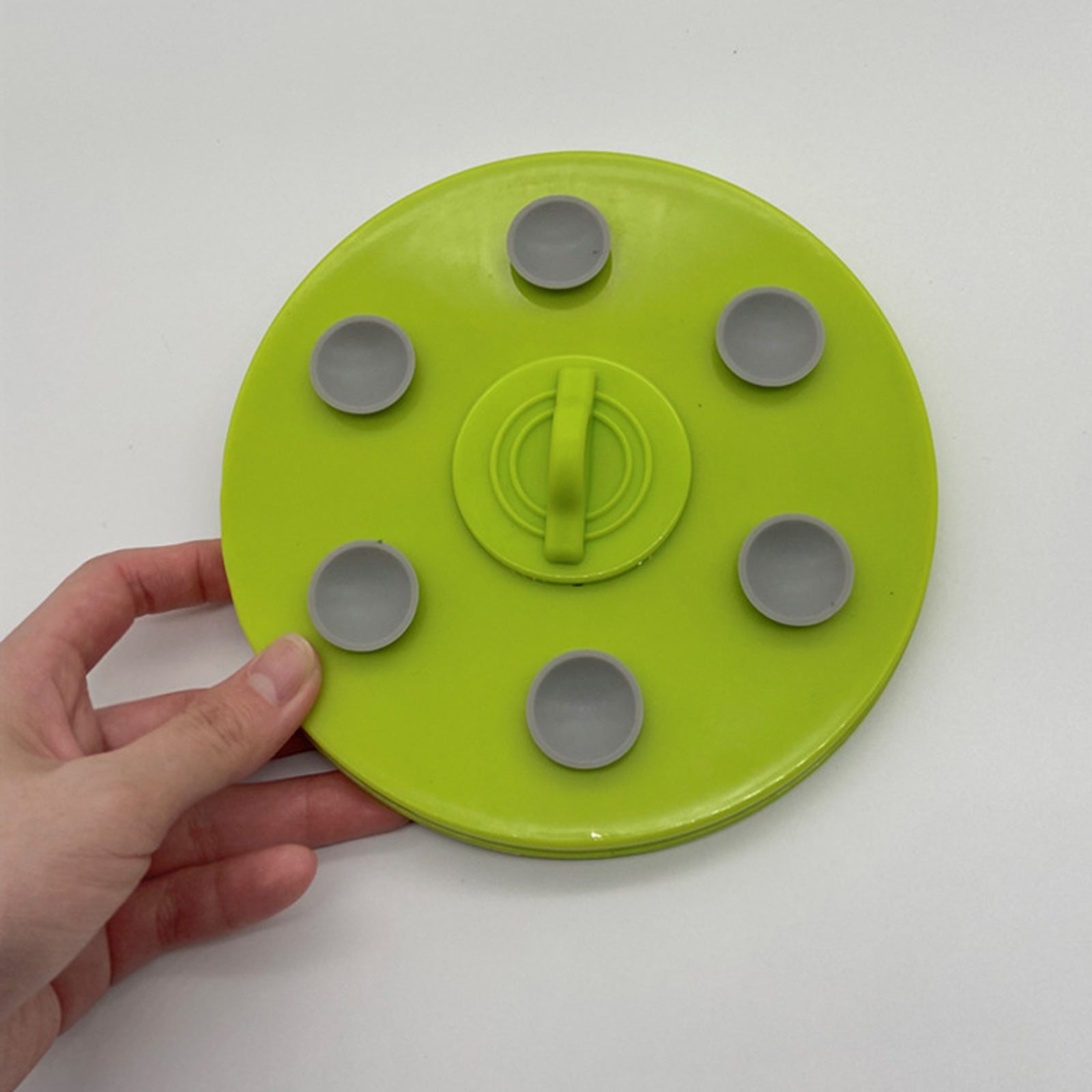 Dog Cat Food Licking Mat PP+TPR Pet Anti Choking Slow Feeder Food Pad (No FDA Certification, BPA Free) - Green