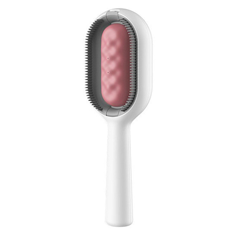 Pet Essential Oil Comb Grooming Brush Comb for Dogs and Cats Massage Removes Loose Fur - Pink / For Short Fur